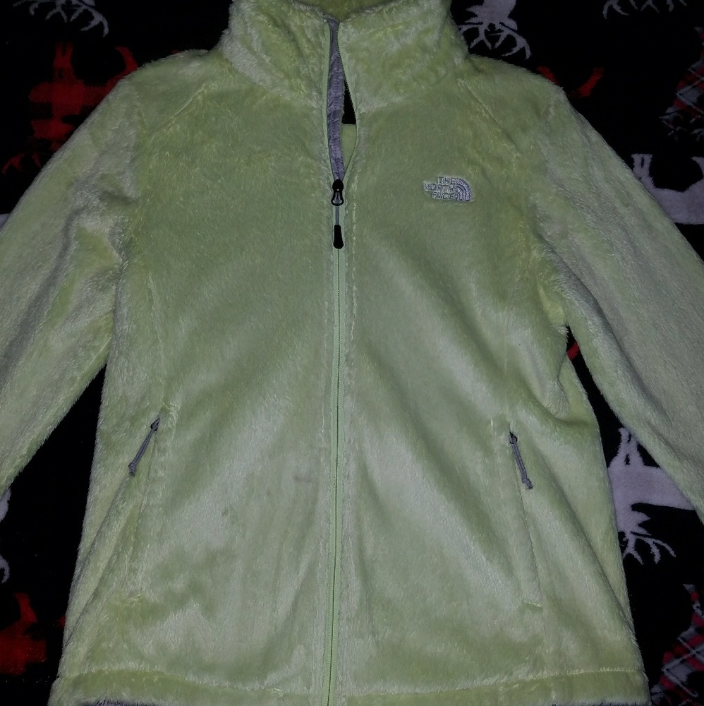 🔵1HR FLASH SALE!! Neon yellow Osito North Face